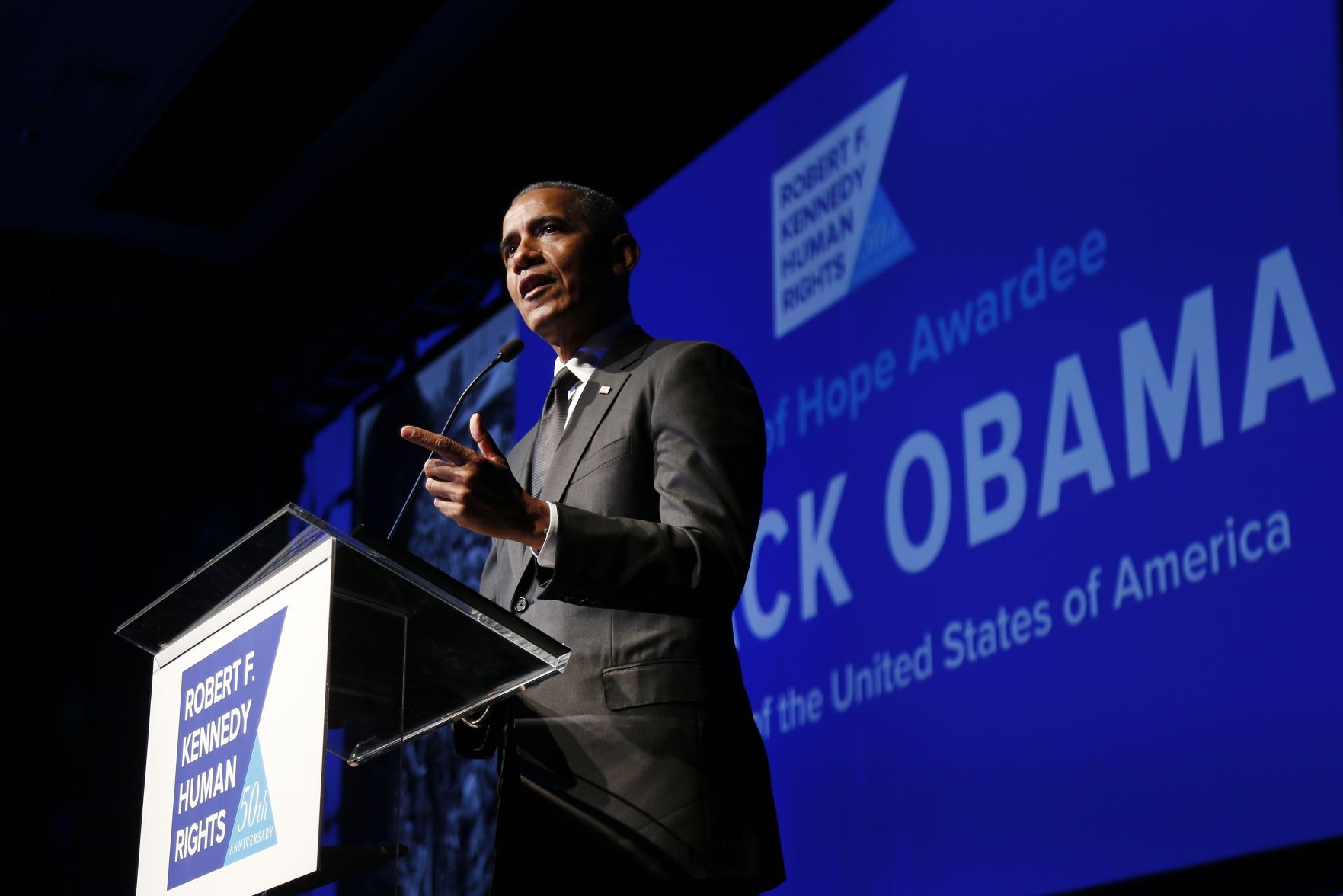 Obama RFK Human Rights Gala